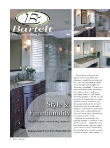 Bartelt Bathrooms in 30West Magazine