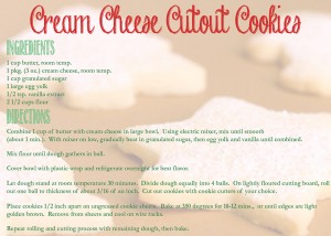 Cream Cheese Cutout Cookies
