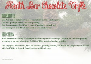 Heath Bar Chocolate Trifle