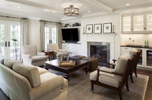 Wauwatosa Family Room and Wet Bar