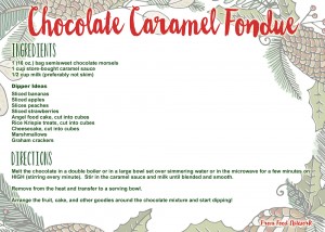 Chocolate Caramel Fondue Recipe
