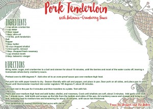 Pork Tenderloin Recipe